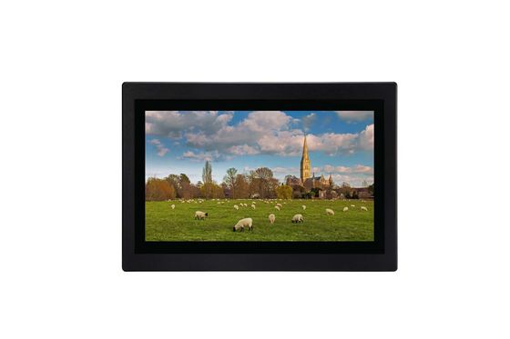 VGA / DVI Industrial LCD Monitor Touch Screen 15.6 Inch ROHS