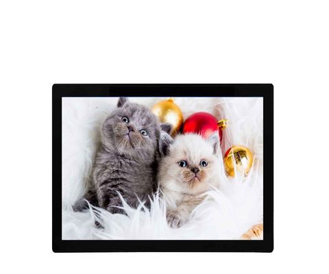 Capacitive 19 Inch Monitor Wall Mount OSD Touch Monitor IPS Embedded