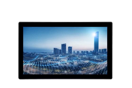 TFT Embedded Touch Monitor 32 Inch Wall Mount DVI VGA GTG 25ms