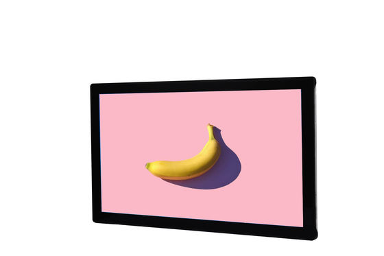 Capacitive 32 Inch Embedded Touch Monitor EMMC LCD Display RoHS